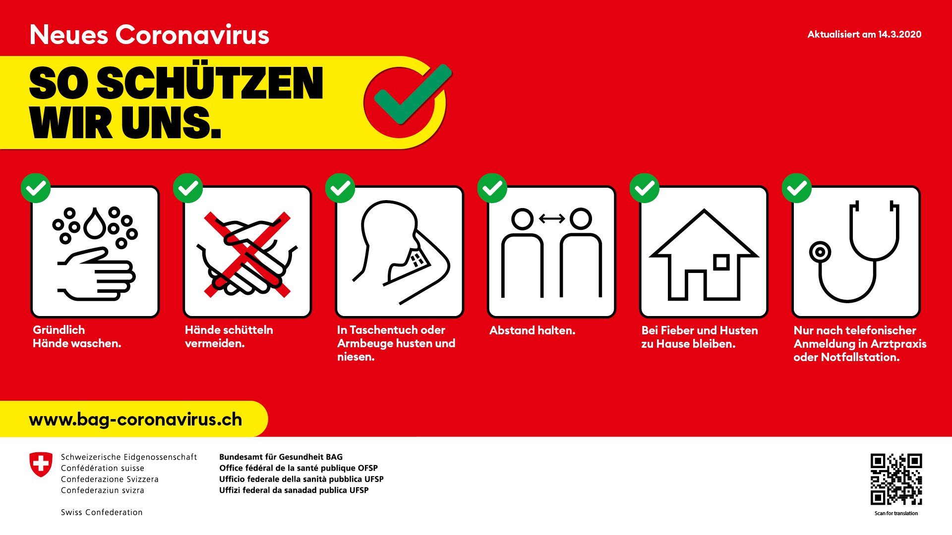 Plakat Coroanvirus